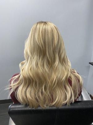 Blonde highlights by Saghar