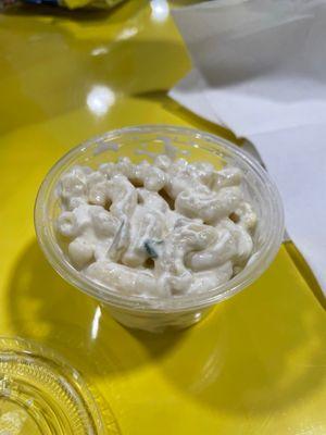 Macaroni salad 4oz-$1.99