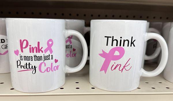 Ohh I can stay here all day if I didn't have my hospital job-lol. (･‿･) Cool finds @ #DollarTree. Let's Stomp Out #BreastCancer