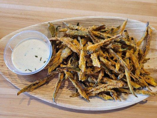 Okra fries