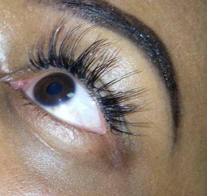 Semi-permanent Eyelash Extensions and eyebrow Tint and Waxing