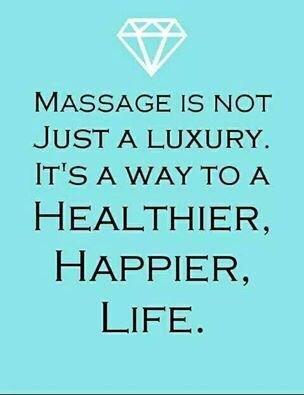 Massage is not only good for our muscles it's good for mind reduce his anxiety helps with circulation and much more