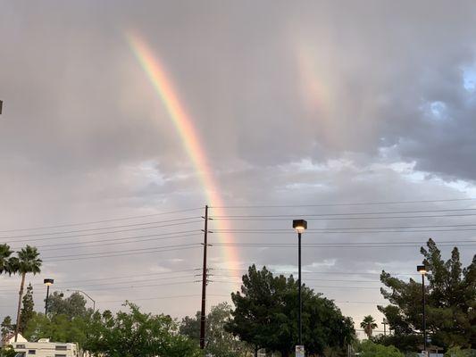 Rainbow on Mother's Day  SE view