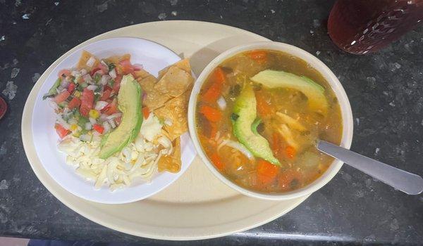 Beto's peerless tortilla soup