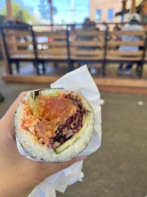 Volcanic Eruption Sushi Burrito