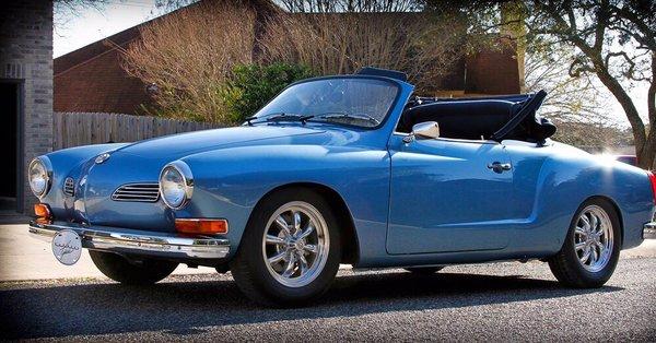 The Romo's karmann ghia @ DC fully restored