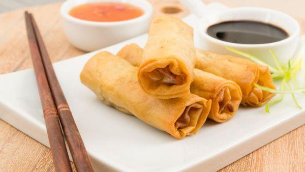 Crispy fried eggrolls