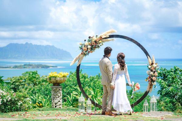 Destination Wedding: Suit and my wedding dress was done by this place.