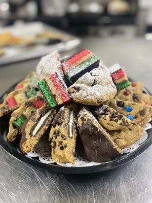 Stuffed cookie platter