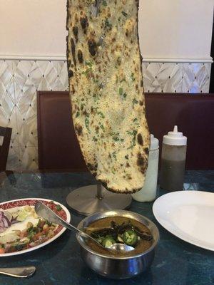 Peshawari naan and haleem