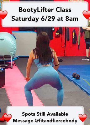 BootyLifter class ad