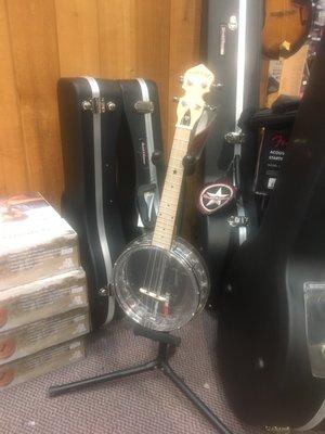 Little transparent banjo