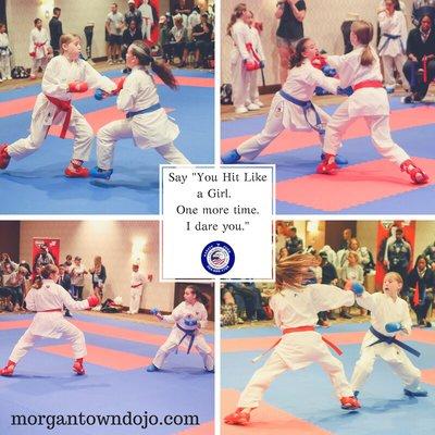 Olympic Karate in Morgantown.  1st week of classes are free to try. Call 304.906.1708 for more information