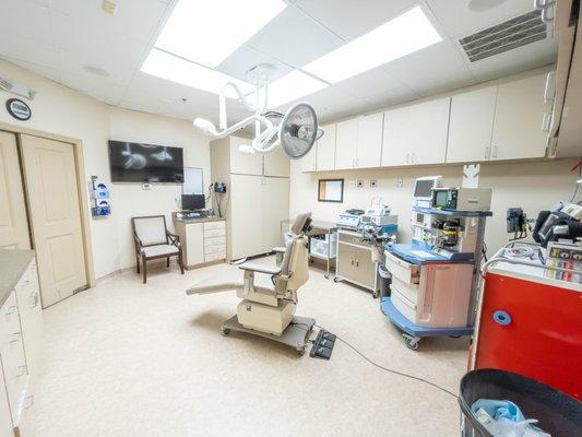 Dallas Oral Surgery Associates' Operating Room in Plano, Texas.