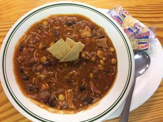 Fiesta chicken chili