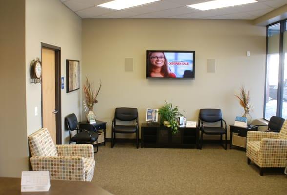 Our reception area