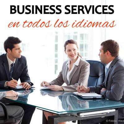 We offer business services in most major languages. Our in-house staff are fluent in Spanish and Japanese.