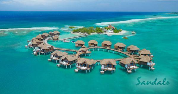 Sandals Over the Water Bungalows