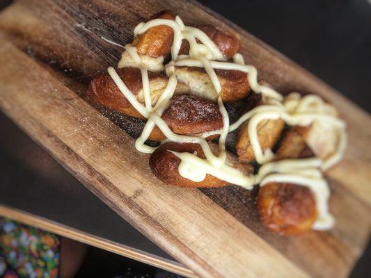 Whiskey-Buttered Pretzel Bites