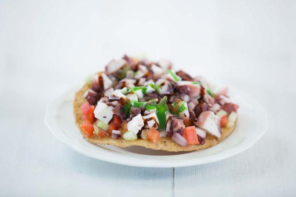 Octopus Tostada / Tosta de Pulpo