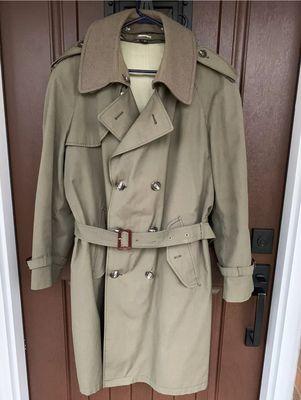 Burberry Coat before alterations