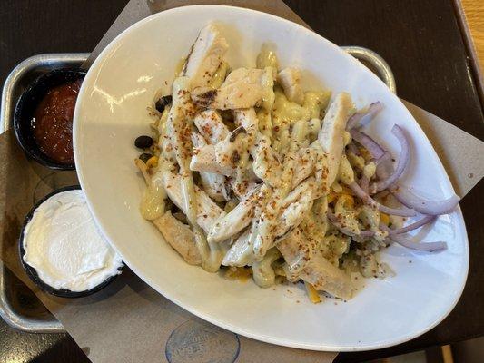 Chicken cilantro bowl.