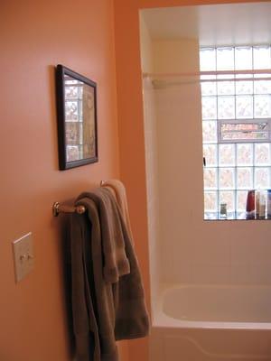 Peach Bathroom