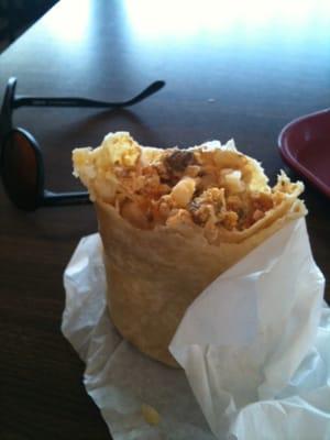 Steak bfast burrito