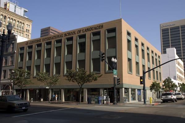 CISL San Diego is located at 636 Broadway in the Downtown Gaslamp District.