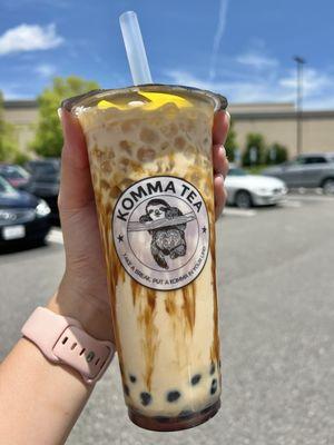 Brown Sugar Milk Tea with Honey Boba