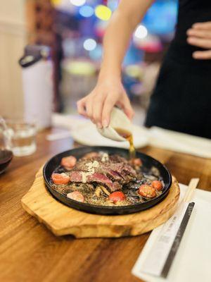 Cast Iron Ribeye Tataki