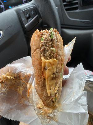 11. NY Chopped Cheese spicy, little messy but soooo worth it.