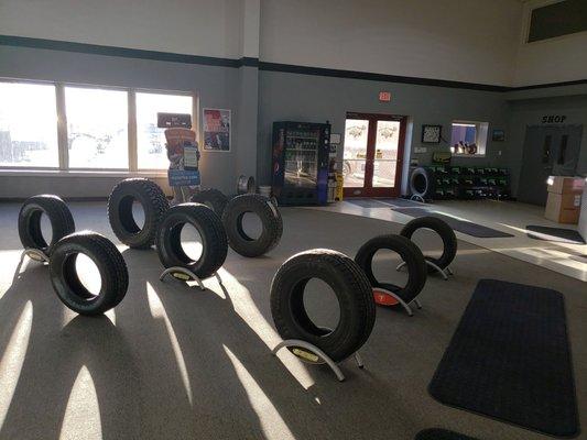 Tire showroom