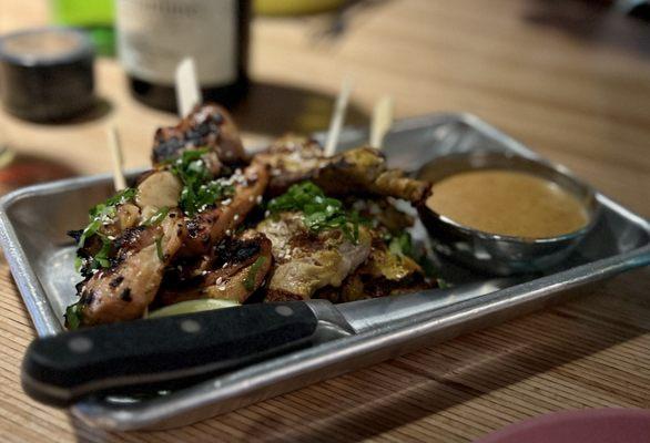 Chicken and Pork Skewers