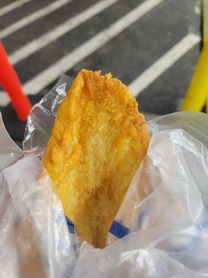 Piece of fried fish