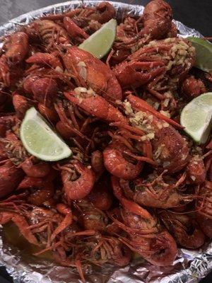 The Worse crawfish ever. Never again.!!!! Who put limes in crawfish