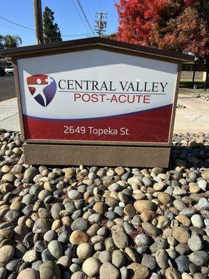 Not sure if they consider them riverbank post acute or Central Valley post acute this is the sign out front