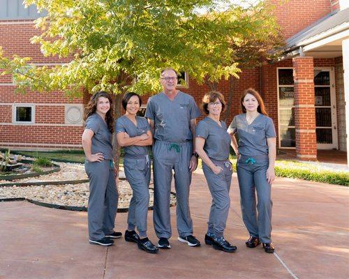 CARE Fertility staff outside clinic.