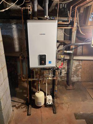 gas combi boiler McGinley Services installed