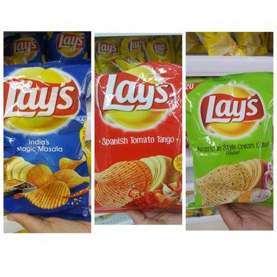 Lays Potato Chips!!!!  have never seen these flavors before