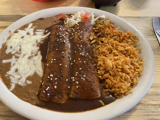 Mole Enchiladas