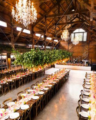 Reception in the Barn at The Addison Grove