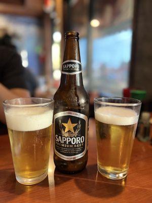 Large Sapporo Beers