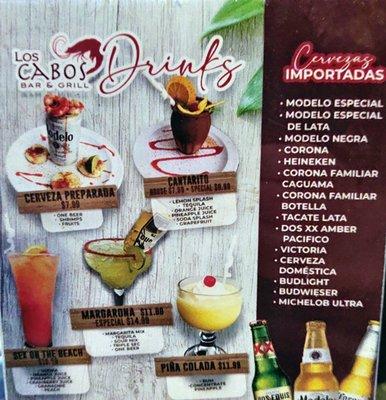 Crazy Cocktails Menu -2