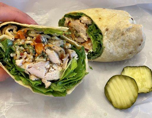 Red Dragon chicken wrap