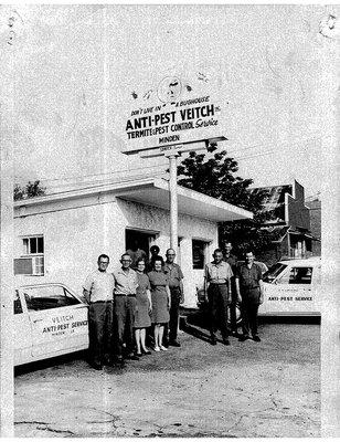 The original Anti Pest & Veitch office started in 1954 on East Union in Minden.