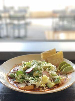 Chicken pozole special