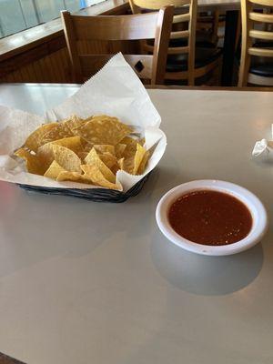 Chips salsa