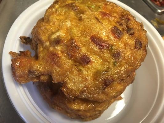 Pork egg foo young