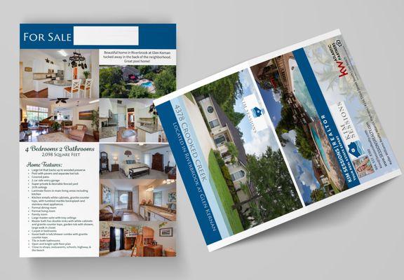 Here are examples of brochures we have designed.